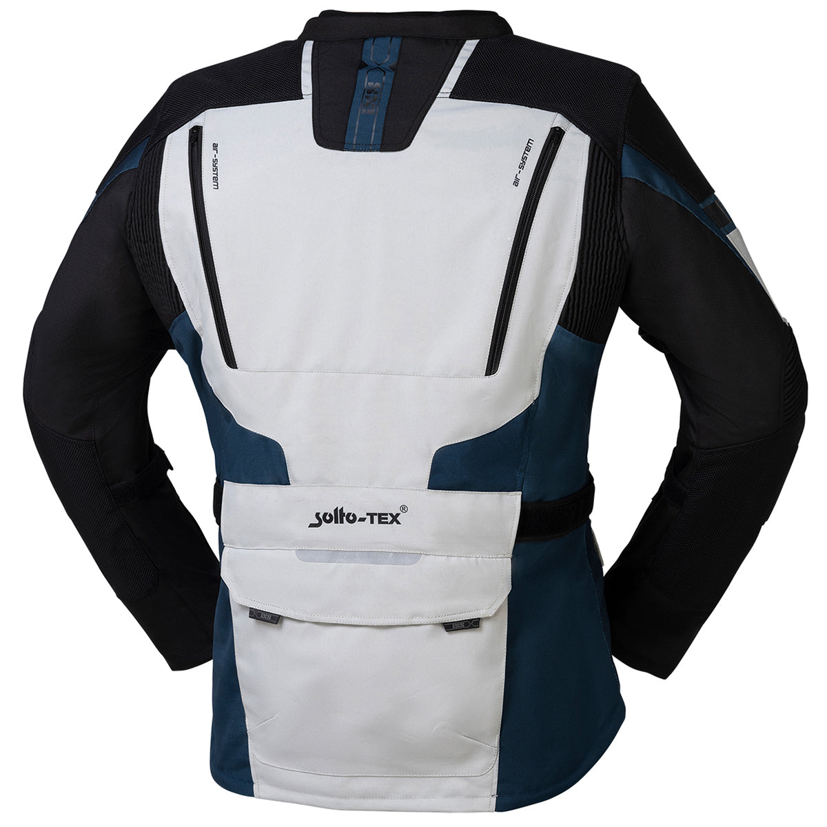 Tour Jacke Lennik-ST hell grau-blau-schwarz