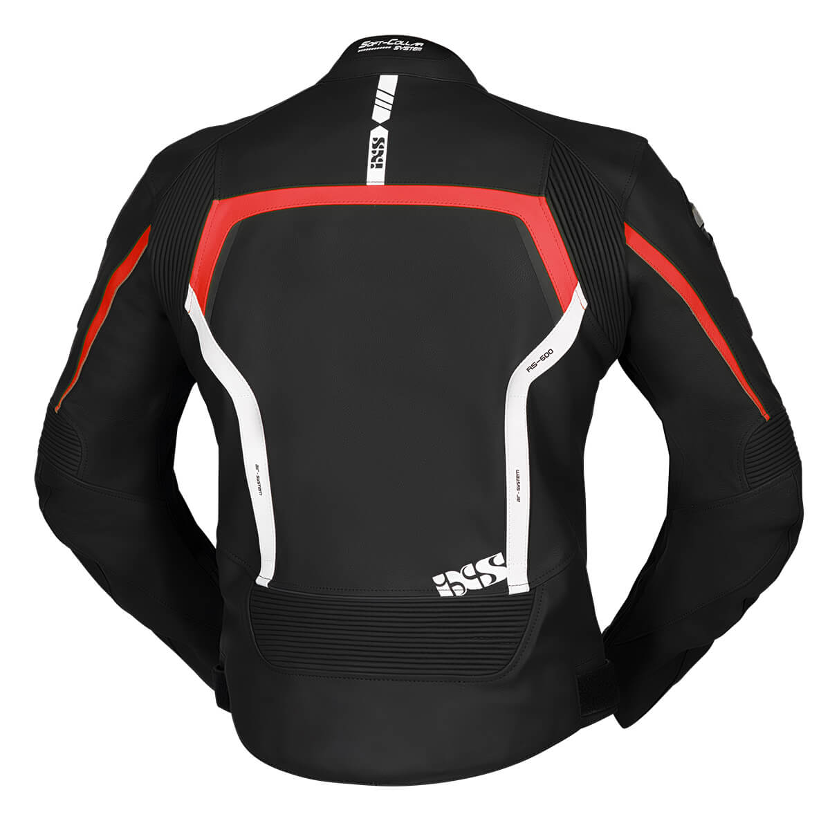 Sport LD Jacke RS-600, schwarz-rot-weiss