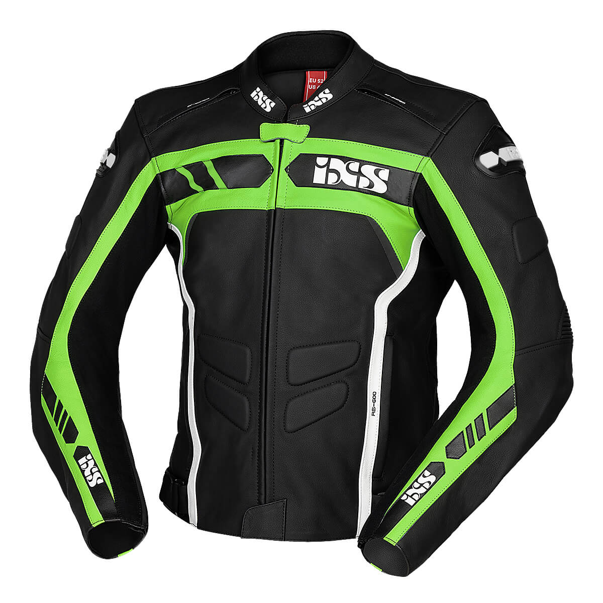Sport LD Jacke RS-600, schwarz-fluo grün-weiss