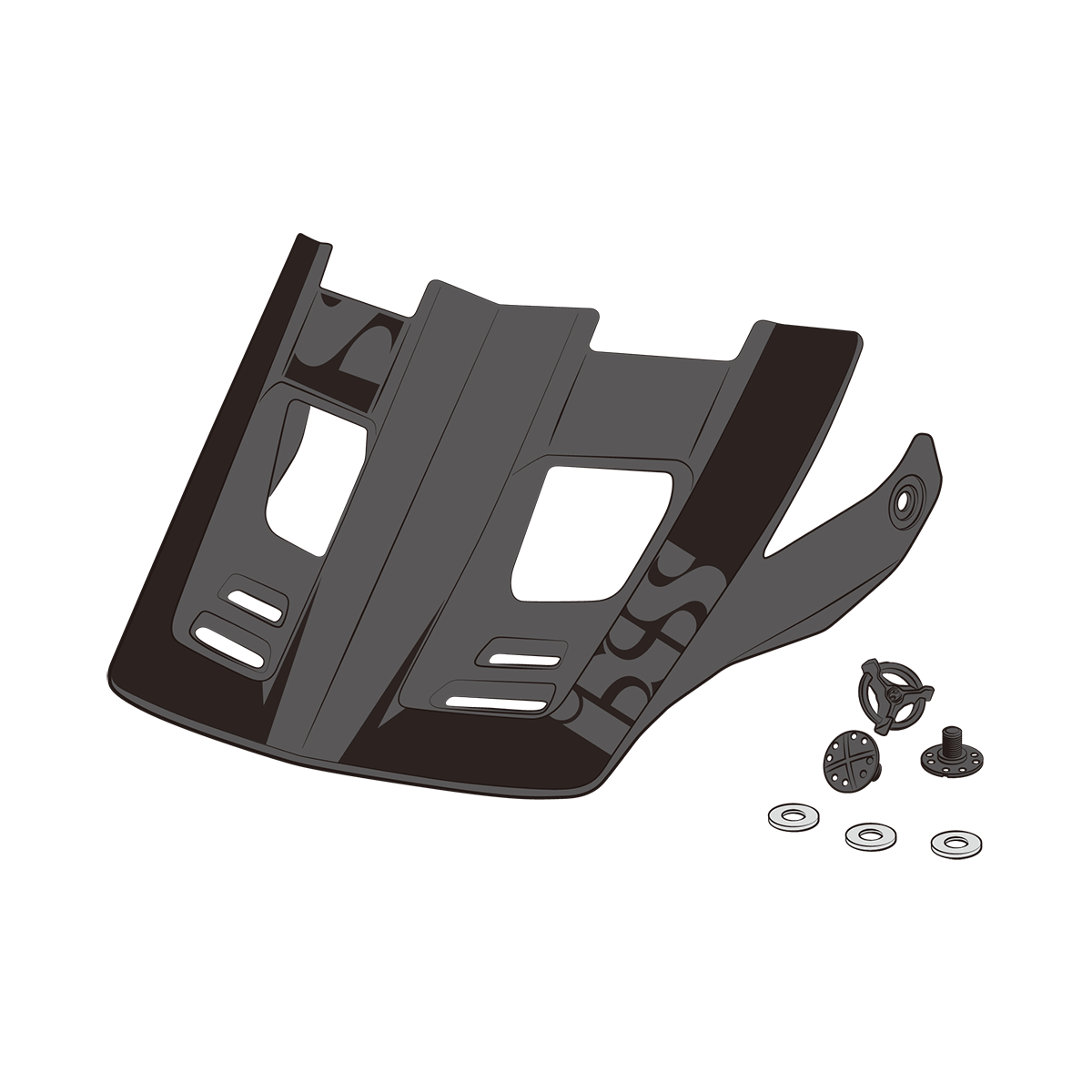 Visier + Pins Xact EVO schwarz