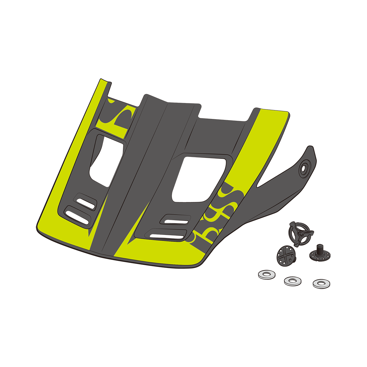 Visier + Pins Xact EVO lime