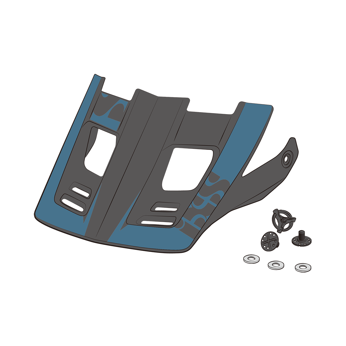 Visier + Pins Xact EVO ocean