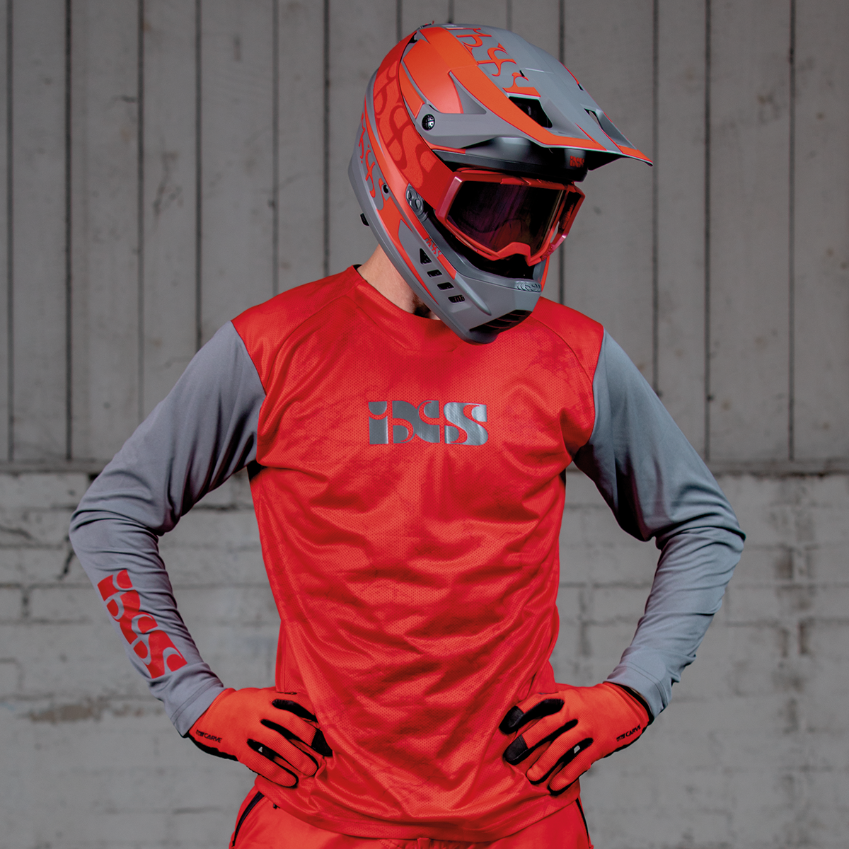 Trigger X Air Jersey rot-graphit