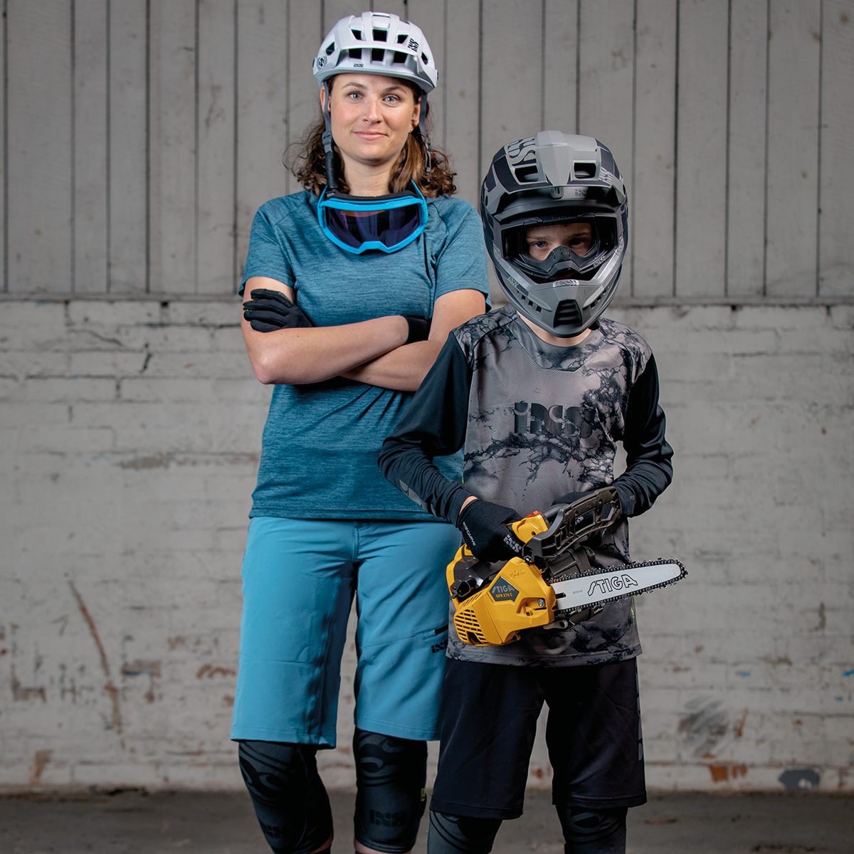 Trigger X Air Kids Jersey graphit-schwarz