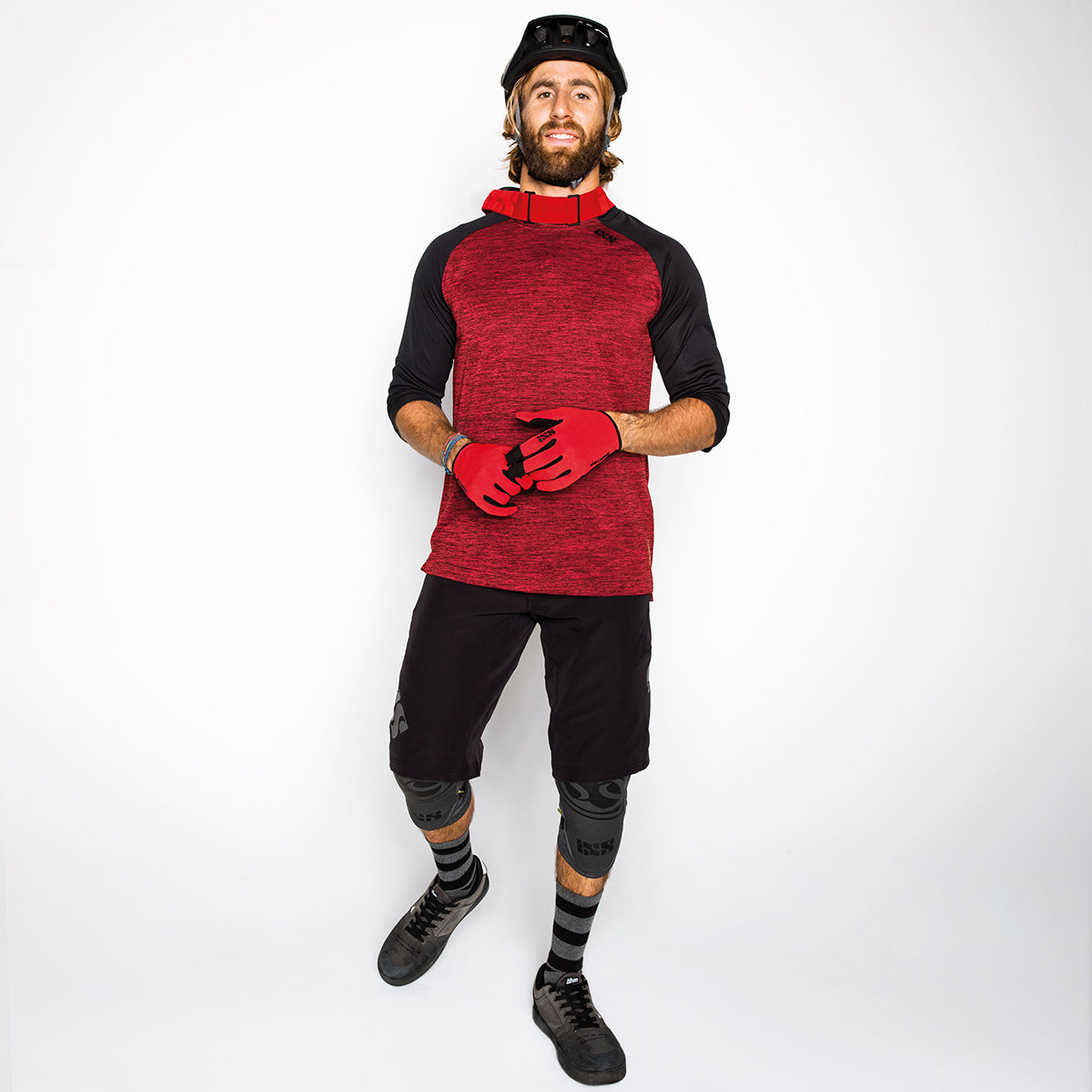 Carve X Jersey rot-schwarz