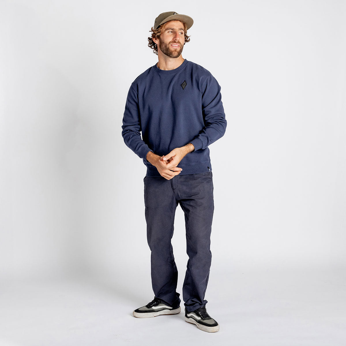 Rhombus Organic Sweater marine