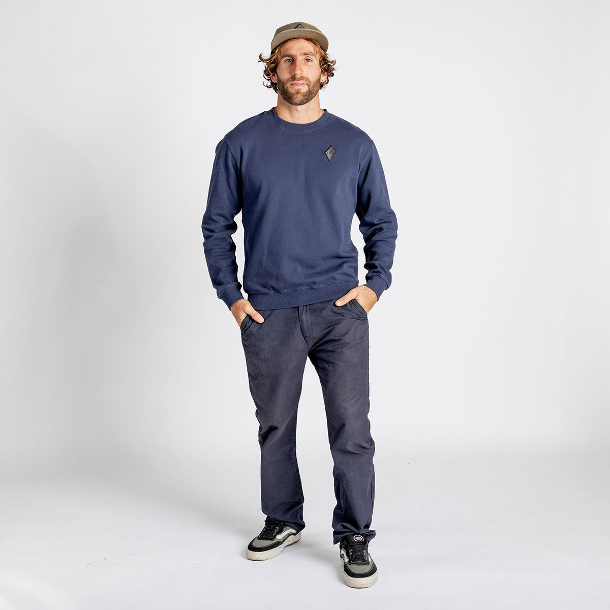 Rhombus Organic Sweater marine