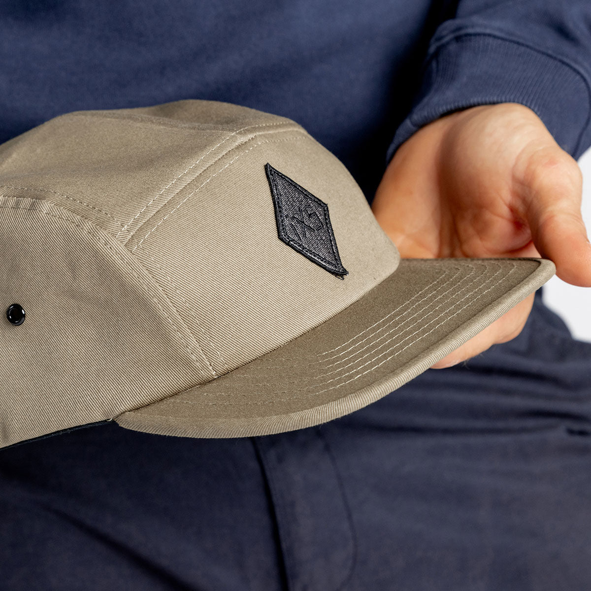Rhombus 5 Panel Cap olive