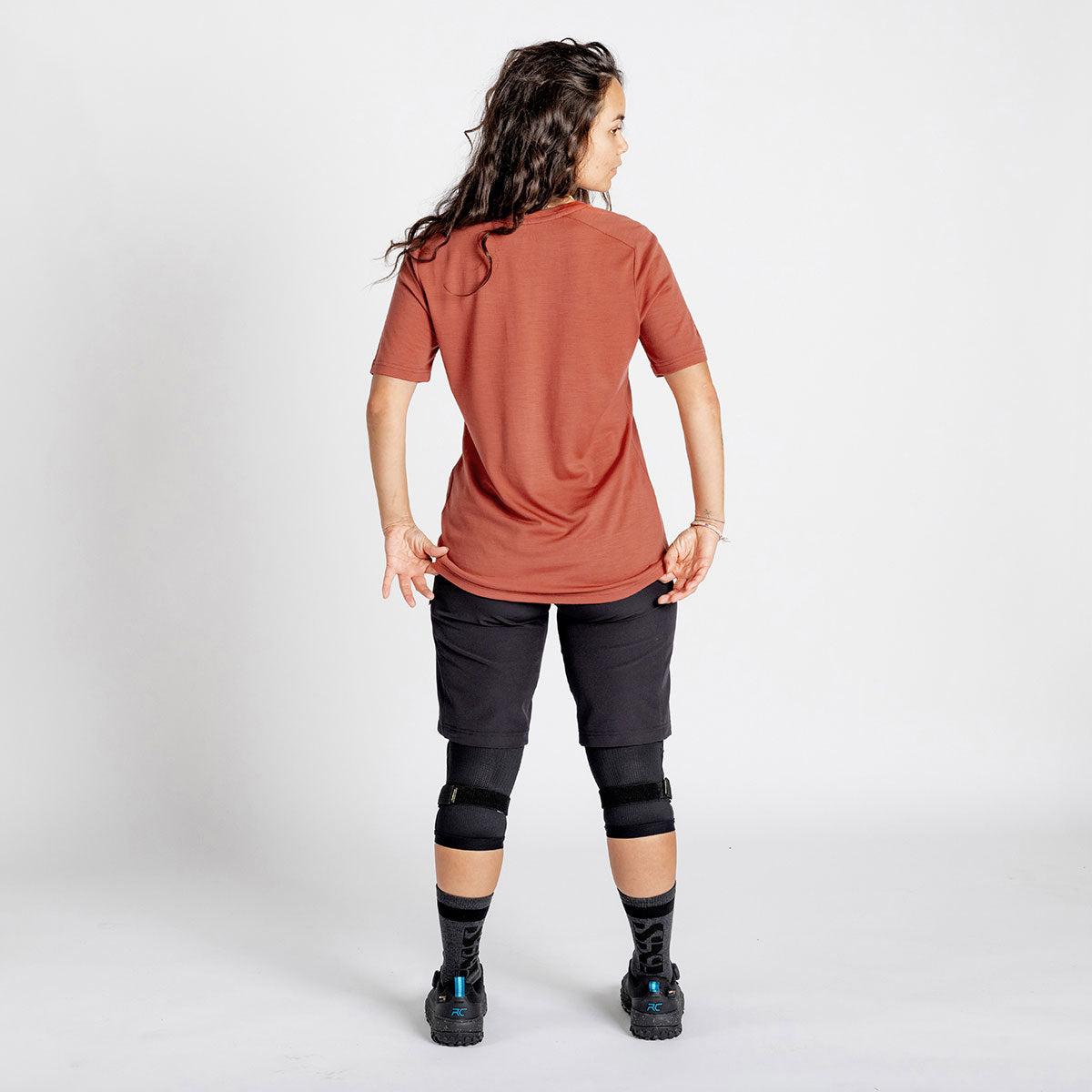 Damen Flow Merino Jersey mars