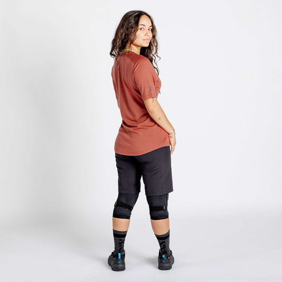 Damen Flow Merino Jersey mars