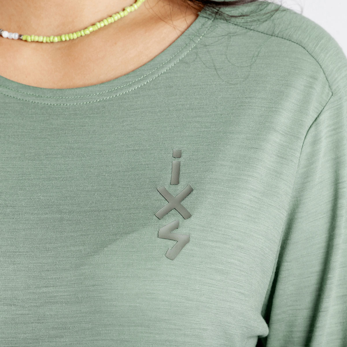 Damen Flow Merino Langarm Jersey sage