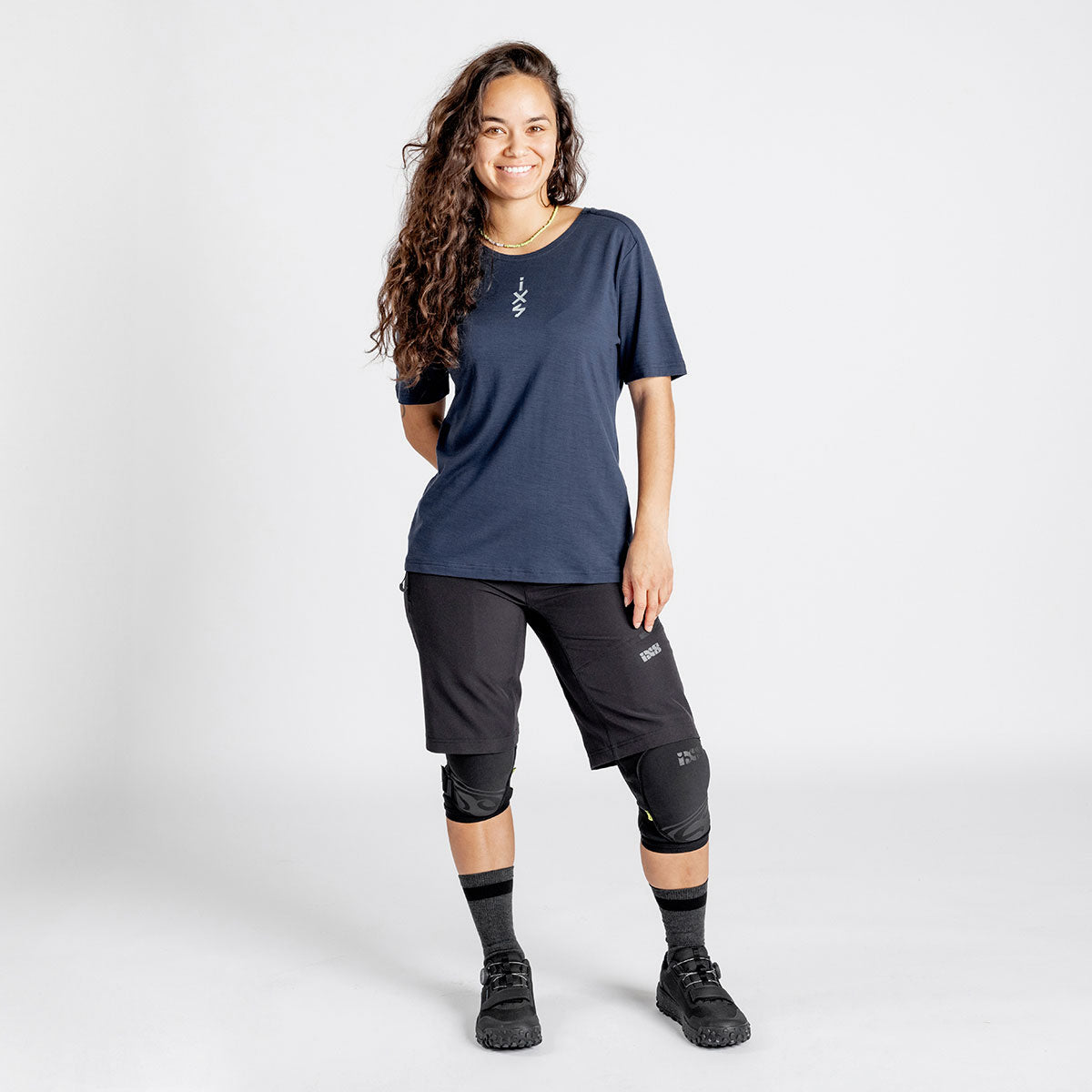 Damen Flow Merino Jersey marine