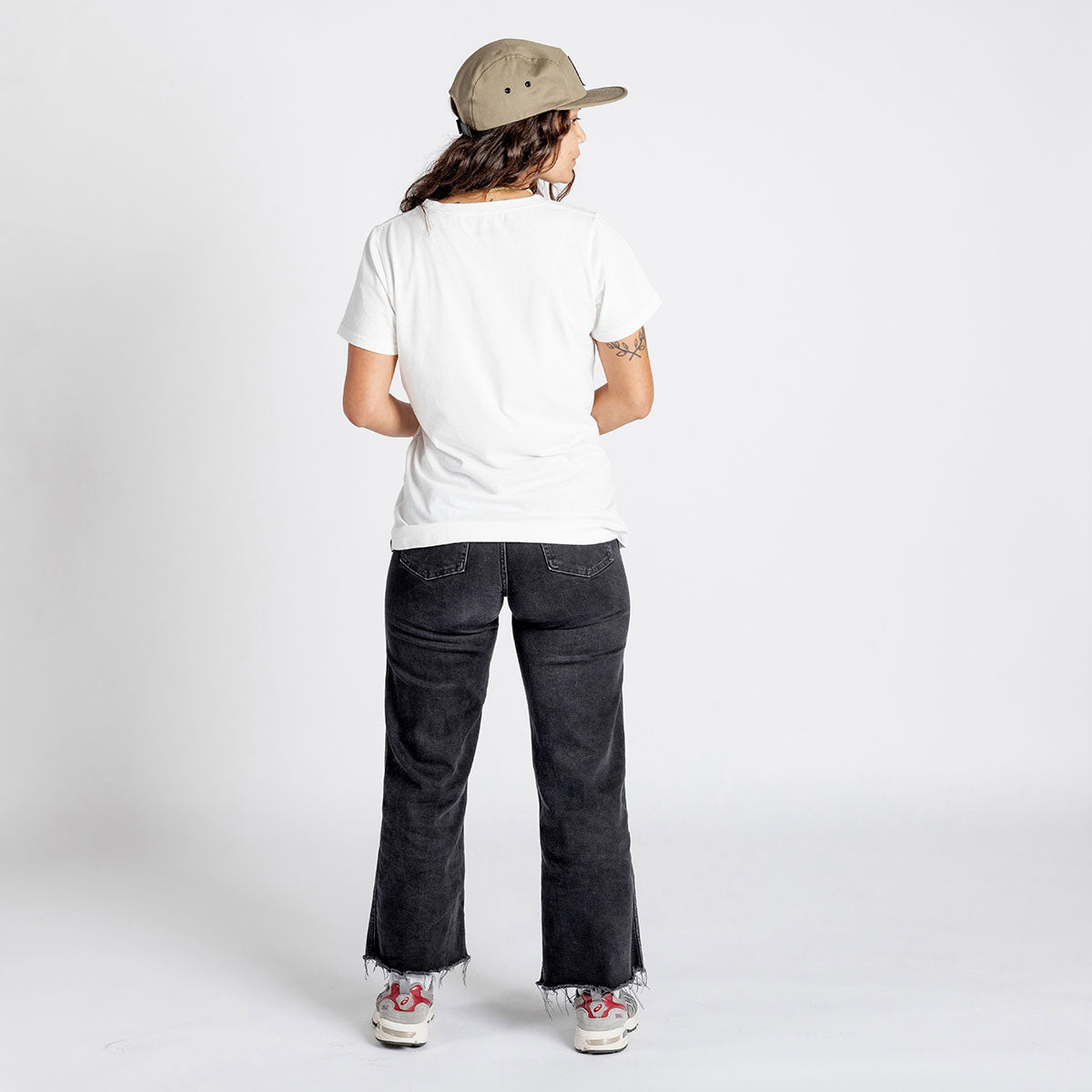 Damen Brand Organic 2.0 Tee off white