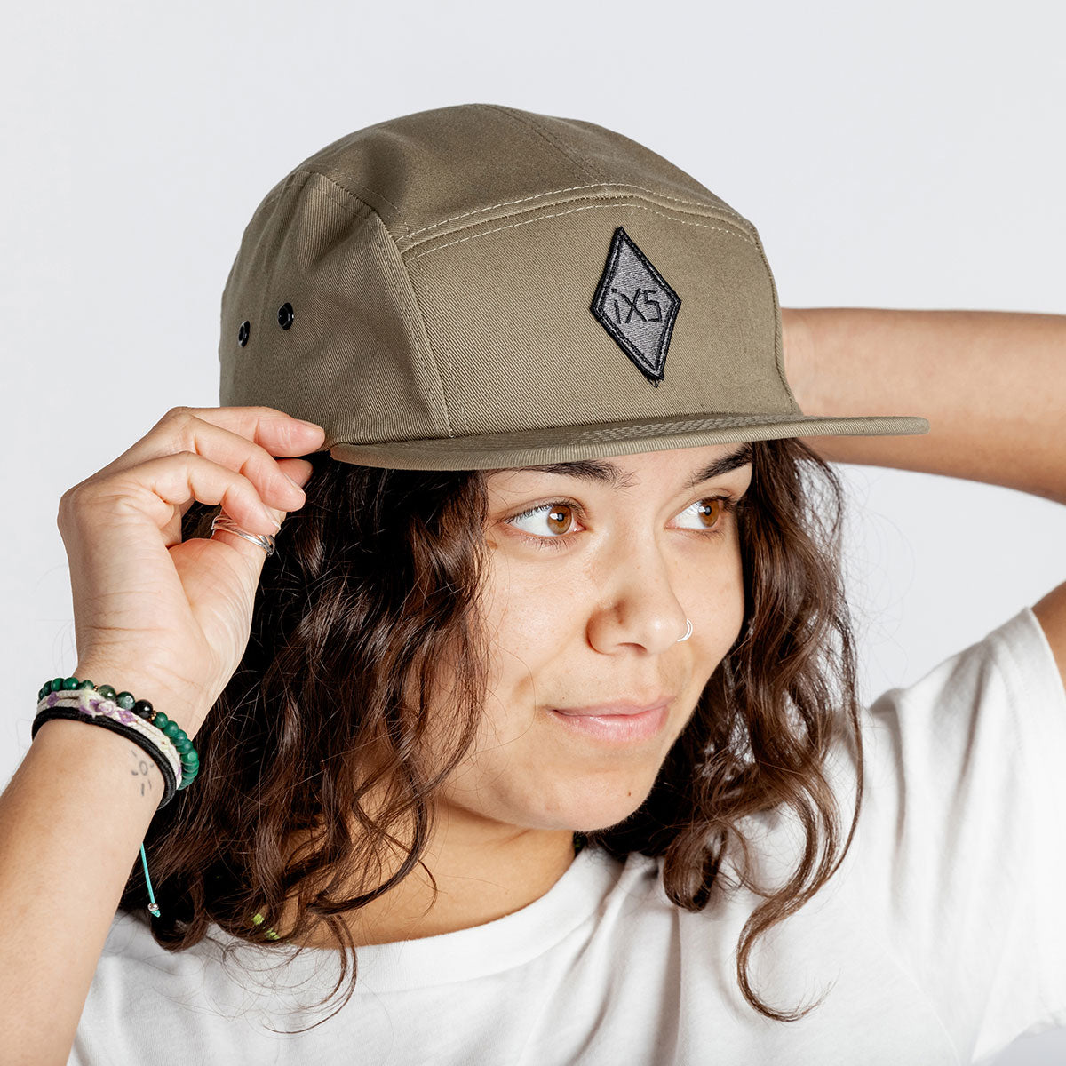 Rhombus 5 Panel Cap olive