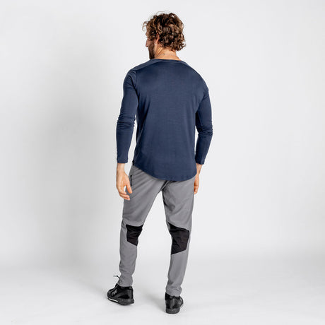 Flow Merino Langarm Jersey marine