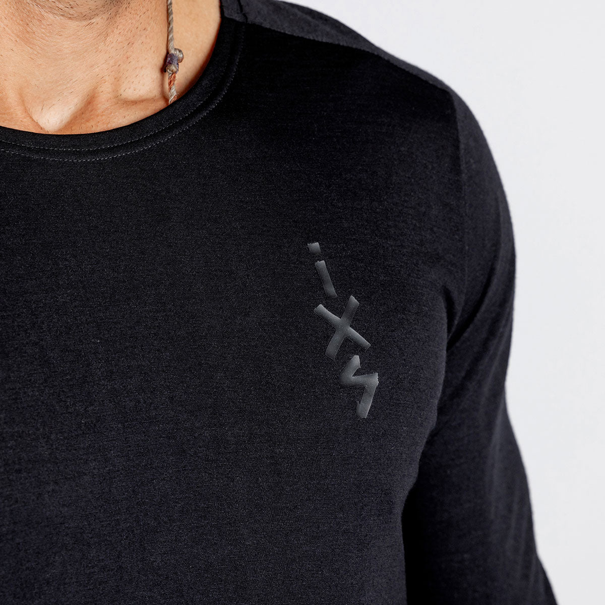 Flow Merino Langarm Jersey schwarz