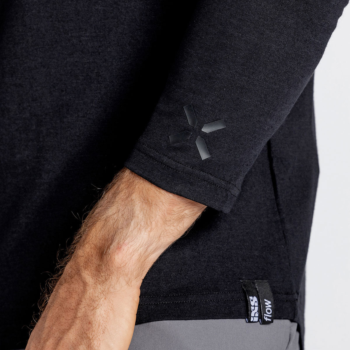 Flow Merino Langarm Jersey schwarz
