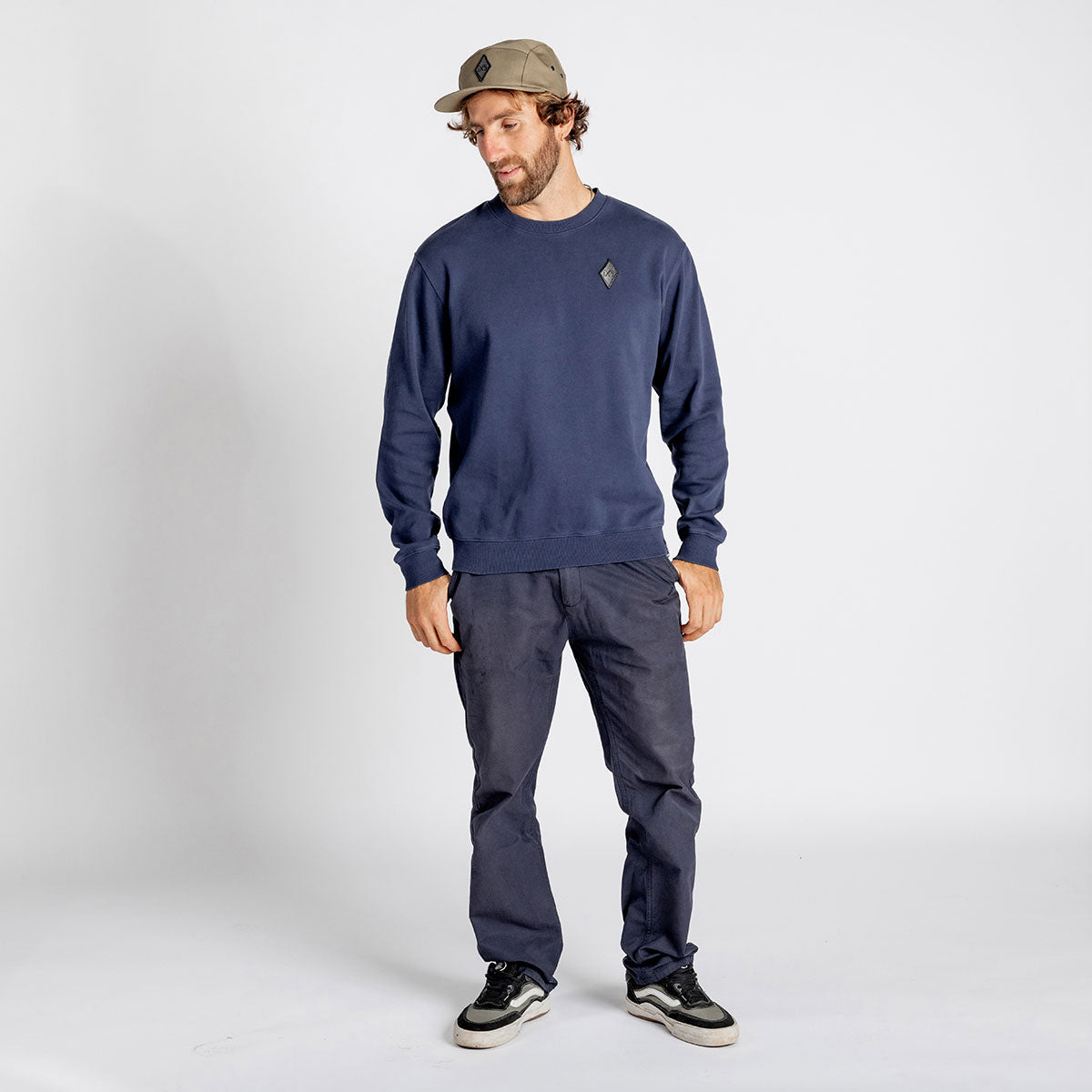 Rhombus Organic Sweater marine