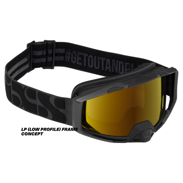 Goggle Trigger schwarz / mirror gold LP  (Low Profile)