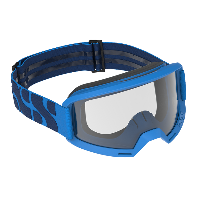 Goggle Hack Clear racing blue/ klar