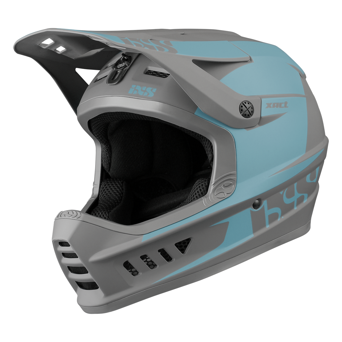 ixs fullface helm Helmet Xact Evo ocean-graphite