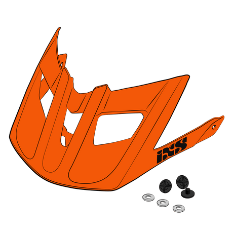 Visier + Pins Trail EVO orange