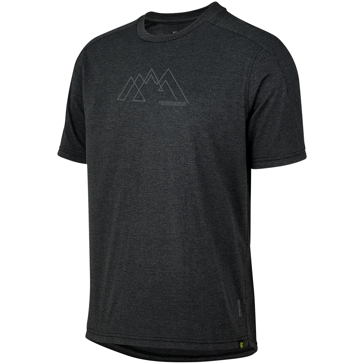 Flow Kids Tech Tee getoutandplay schwarz