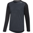 Flow X Long Sleeve Jersey anthrazit-solid schwarz