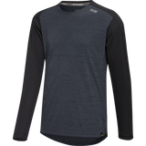 Flow X Long Sleeve Jersey anthrazit-solid schwarz