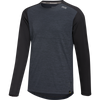 Kids Flow X long sleeve jersey anthracite-solid black
