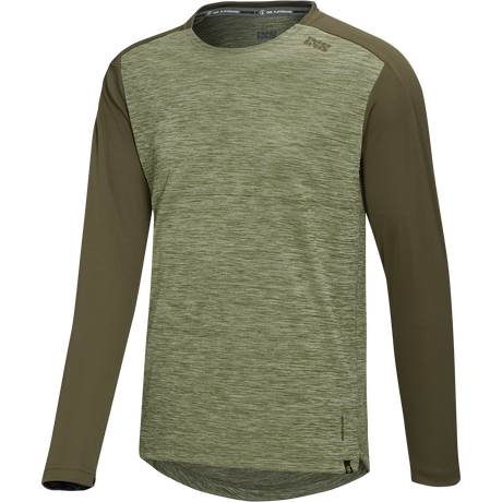 Kinder Flow X Langarm Jersey olive-solid dark olive
