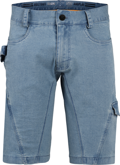Carve Digger Organic Denim Shorts washed blue