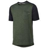 Flow X Kids Jersey olive-solid black