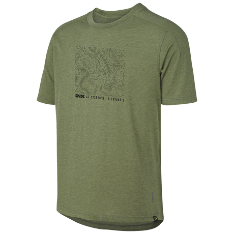Flow Kids Tech Tee Contour olive