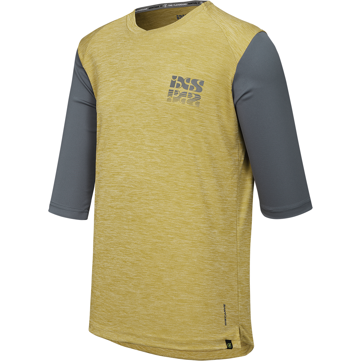 Carve X 3/4 jersey acacia-solid charcoal