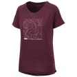Flow Women Tech Tee Contour raisin