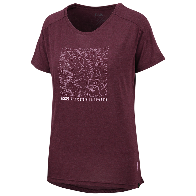 Flow Women Tech Tee Contour raisin
