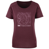 Flow Women Tech Tee Contour raisin