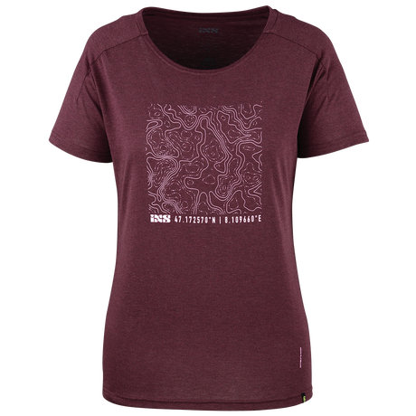 Flow Women Tech Tee Contour raisin