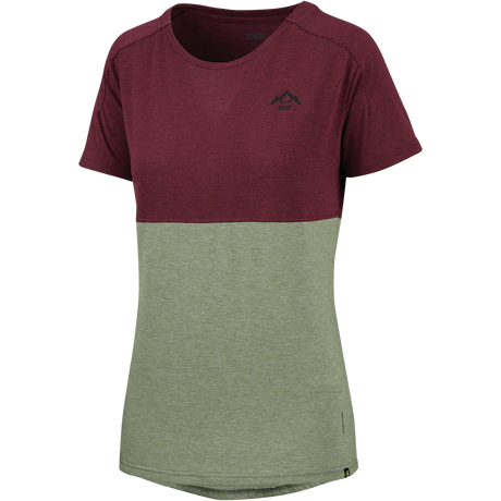 Flow Kids Tech Tee Mountain raisin-oilve