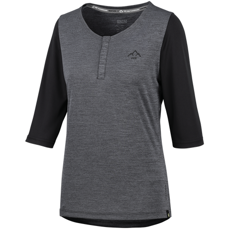 Carve X Women Henley graphit-solid black