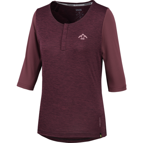 Carve X Women Henley raisin-solid raisin
