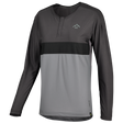 Women's Flow XTG Long Sleeve Henley graphit-schwarz
