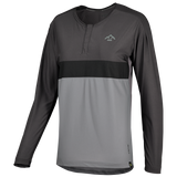 Women's Flow XTG Long Sleeve Henley graphit-schwarz