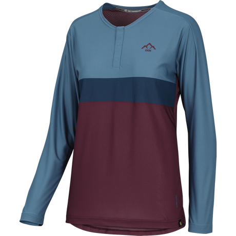 Women's Flow XTG Long Sleeve Henley raisin-marine