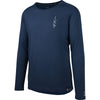 Flow Merino manica lunga jersey marine