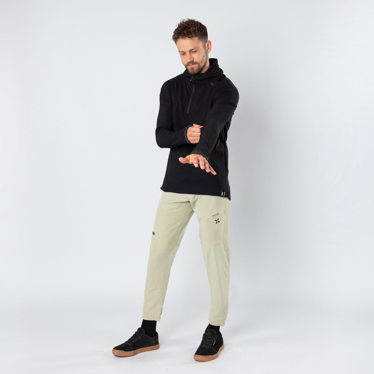 Carve 1.0 Hooded Jersey schwarz