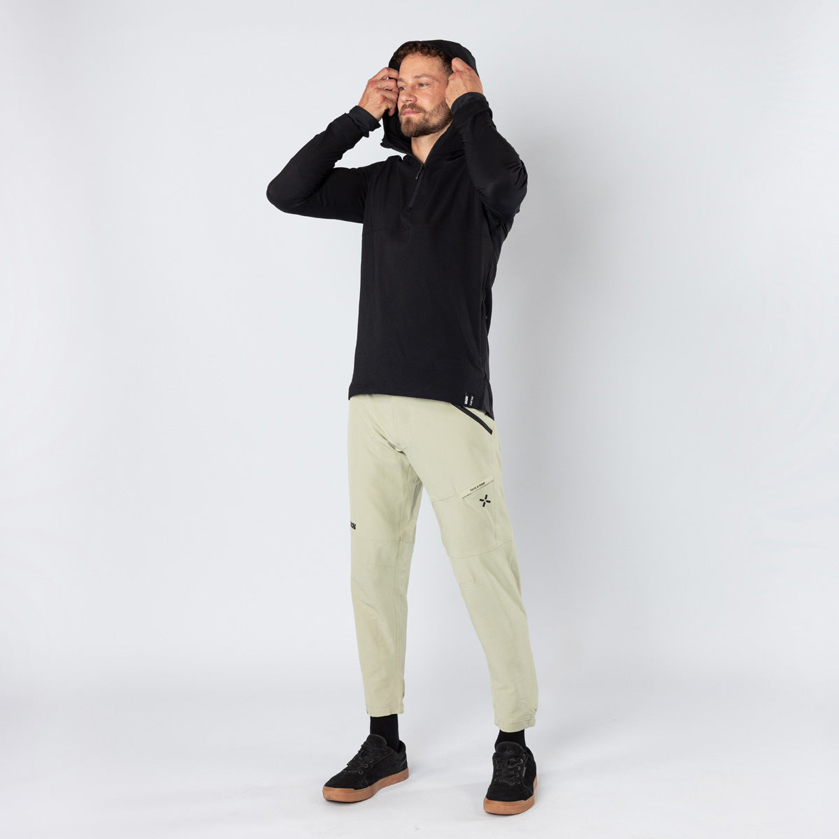 iXS Carve 1.0 hooded jersey black – iXS.com