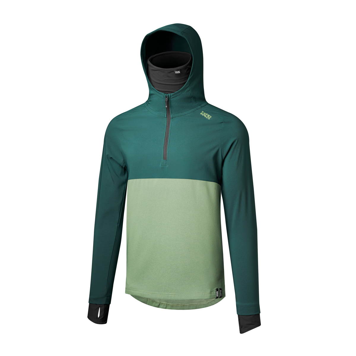 Carve 1.0 Hooded Jersey duckgreen-sage