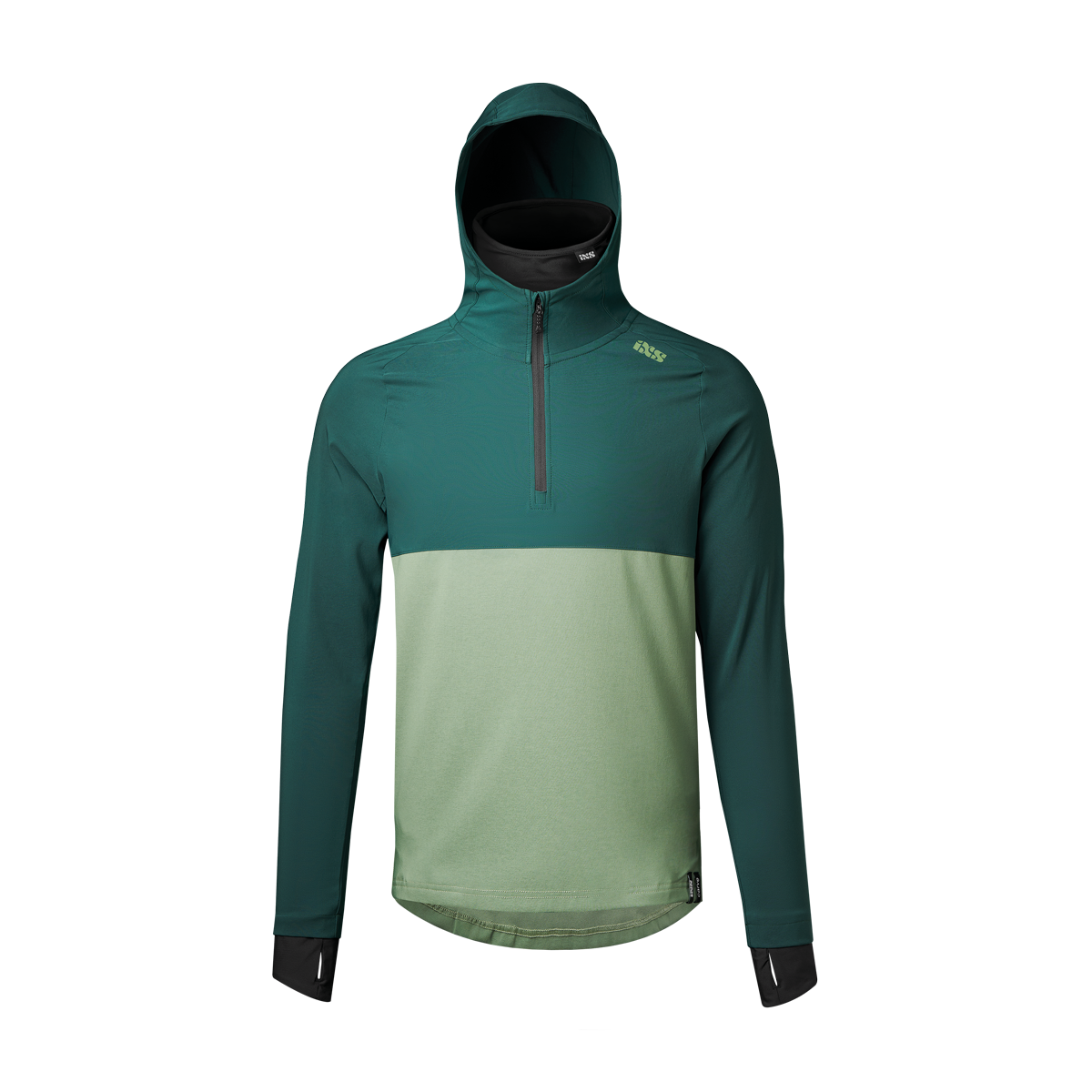 Carve 1.0 Hooded Jersey duckgreen-sage